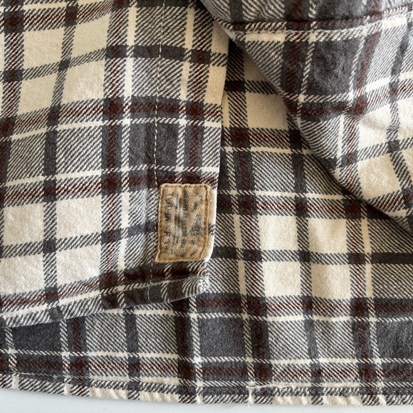 JACHS mens button down plaid flannel - Picture 4 of 6